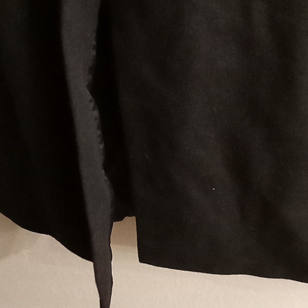 VINTAGE Petrocelli Matrix Wool Goth Office Minamllist Size 52L Black Color HCM - Picture 4 of 14